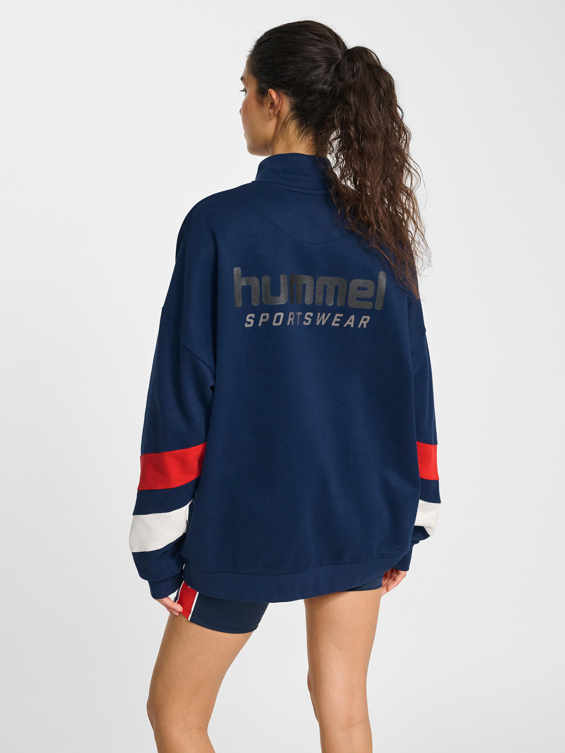 Reißverschluss Sweatshirt Hmloversized Lebensstil Erwachsene 2/7