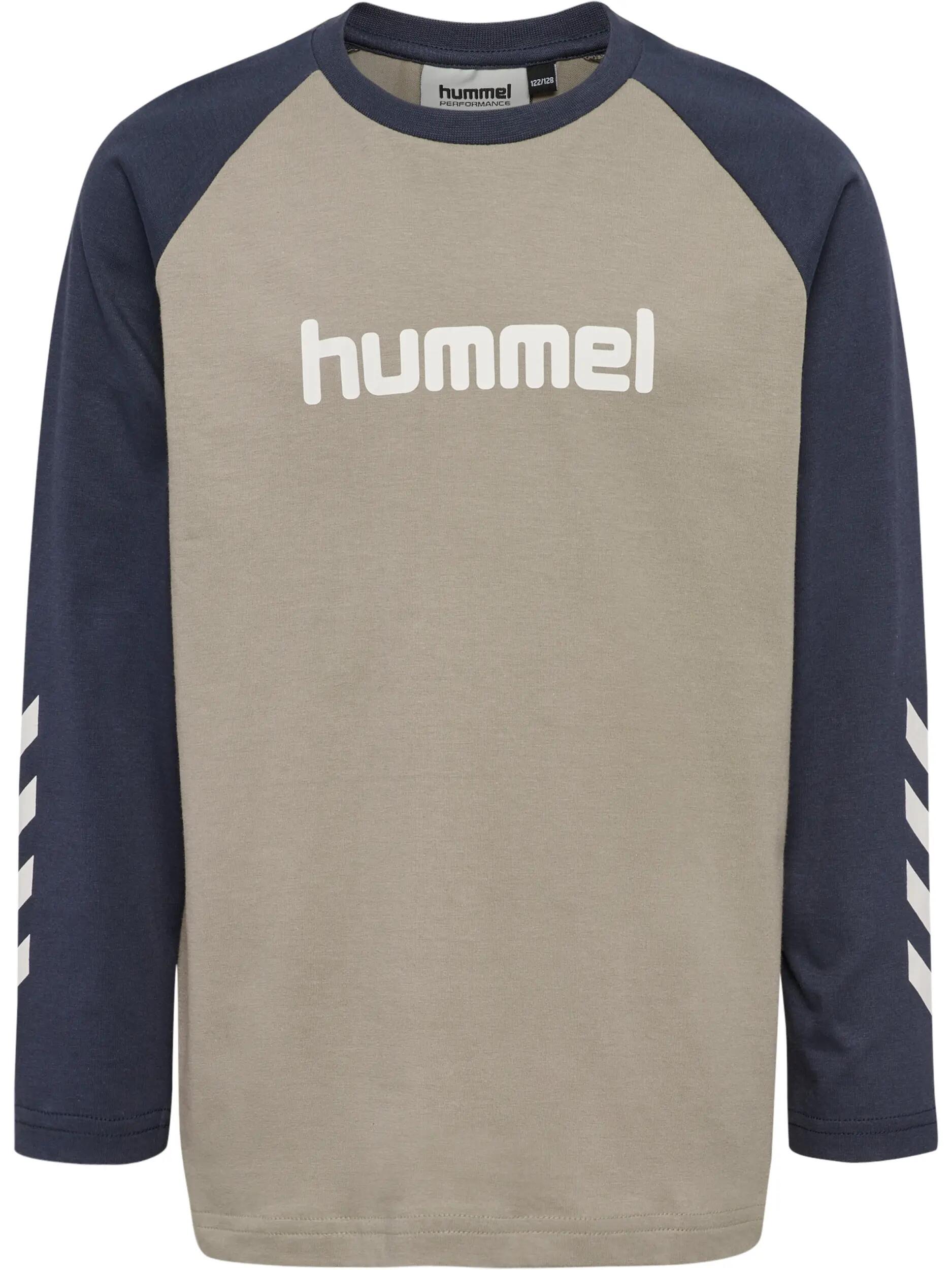 Instap T-Shirt Hmljr Logo Jongens 3/8