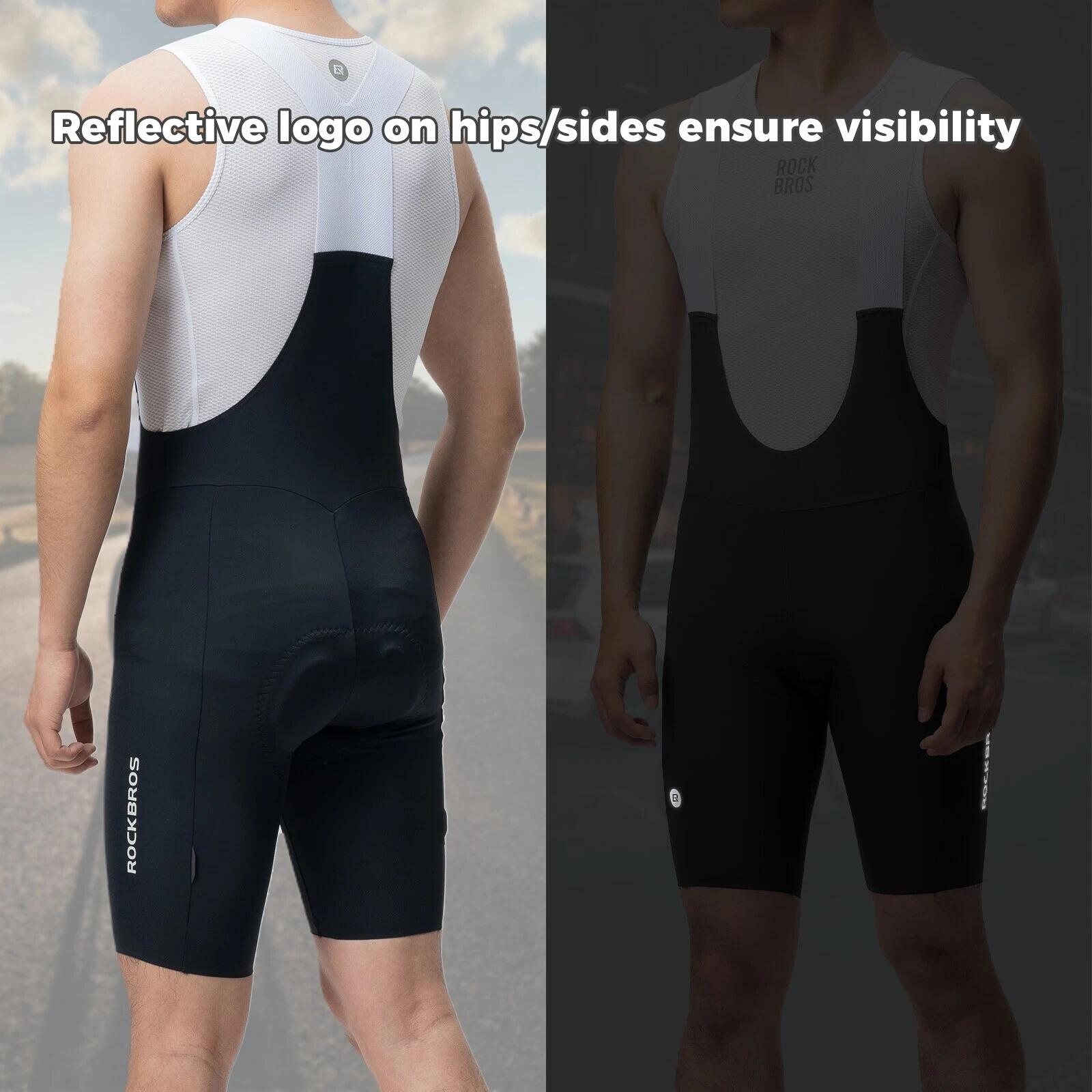 ROCKBROS Radlerhose mit Träger kurz 6/7