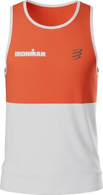 Compressport performance ironman 2026 tanktop rood/wit voor heren