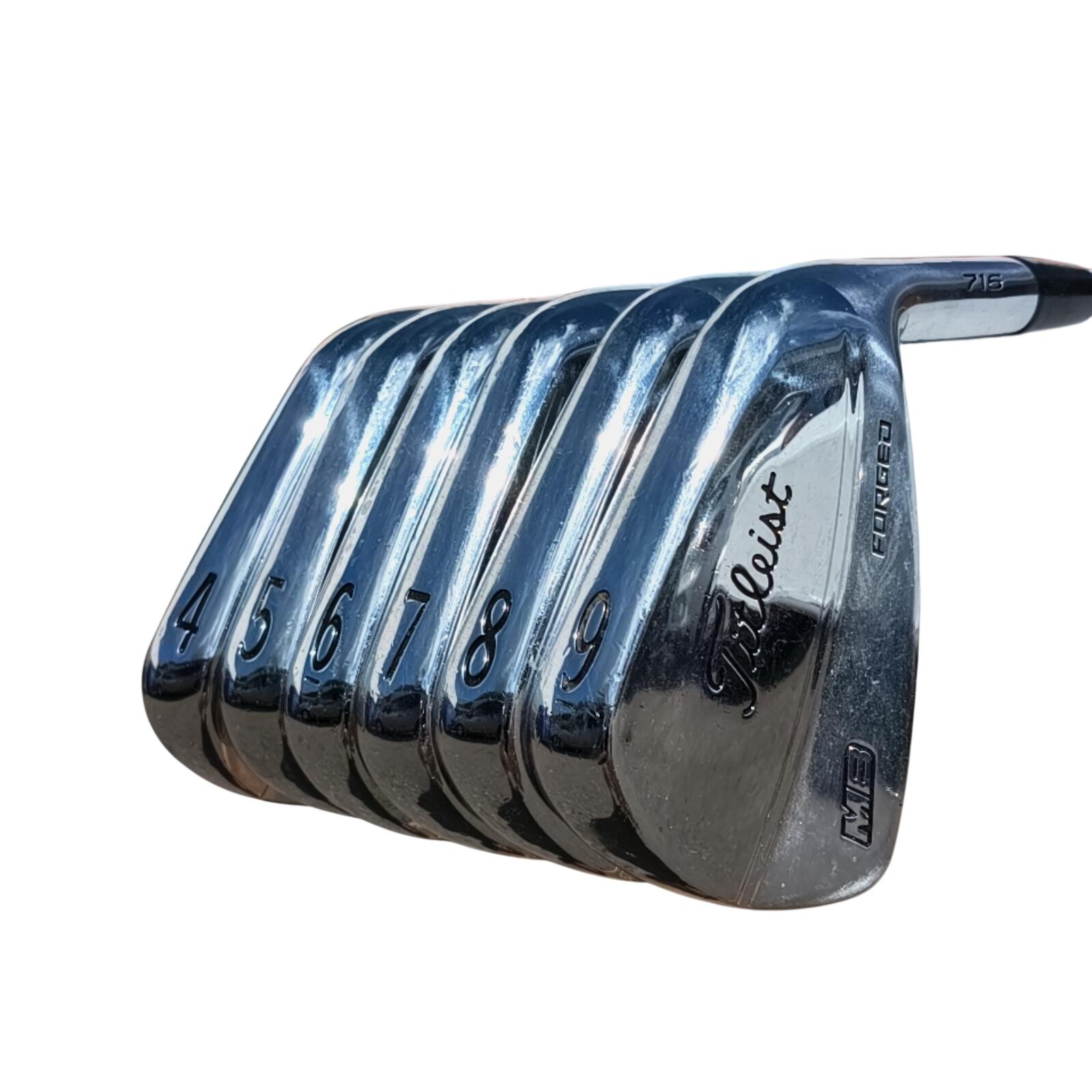 Titleist MB 716 Forged Série de fers / 4-9i / Flex X-Stiff / Acier 3/7
