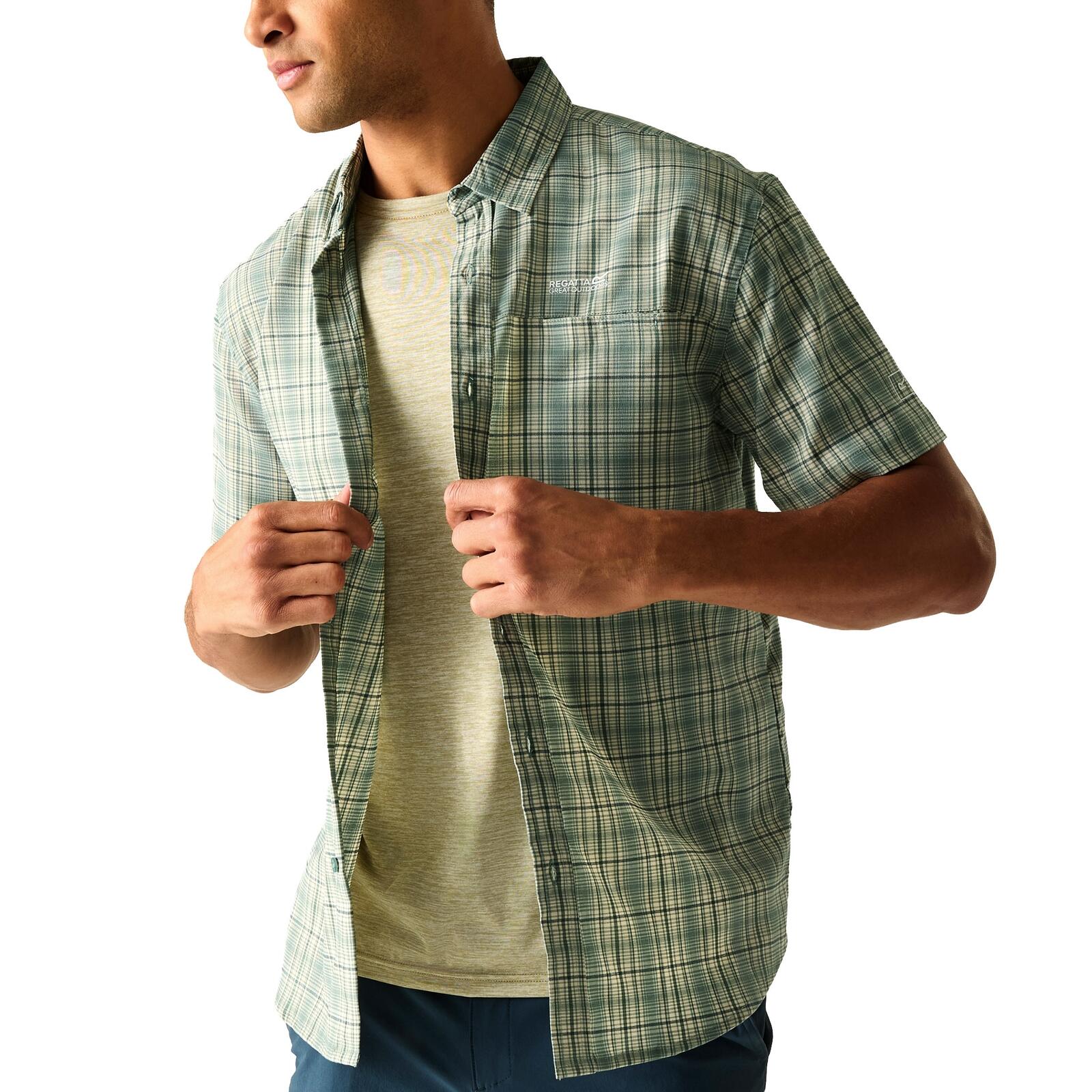 Hemd schnelltrocknend feuchtigkeitsableitend Herren - Begarno Short Sleeve Shirt 3/5