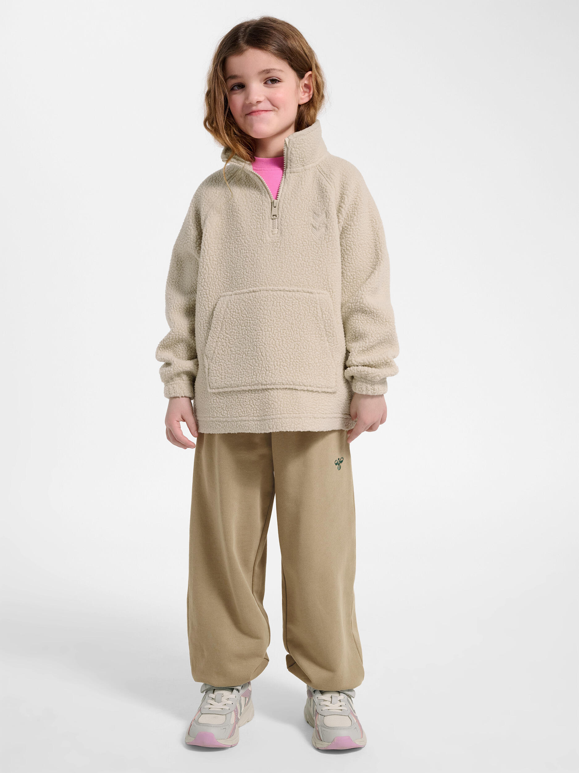 Halve Rits Sweatshirt Hmljr Martini Uniseks Kinderen 3/7