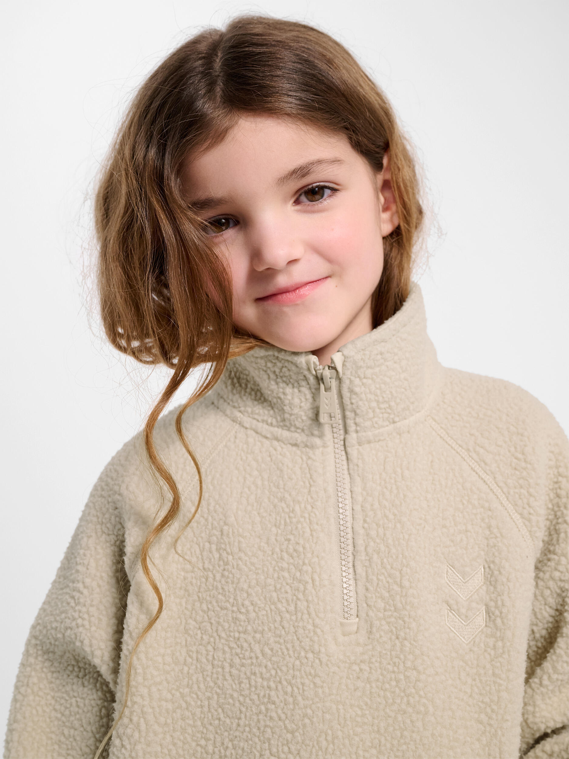 Halve Rits Sweatshirt Hmljr Martini Uniseks Kinderen 4/7