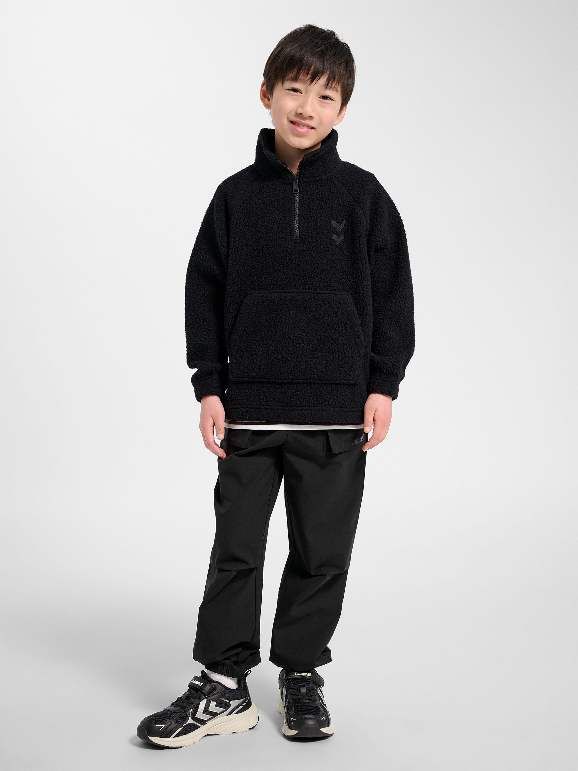 Demie-Fermeture Éclair Zip Sweat-Shirt Hmljr Martini Enfant 2/7