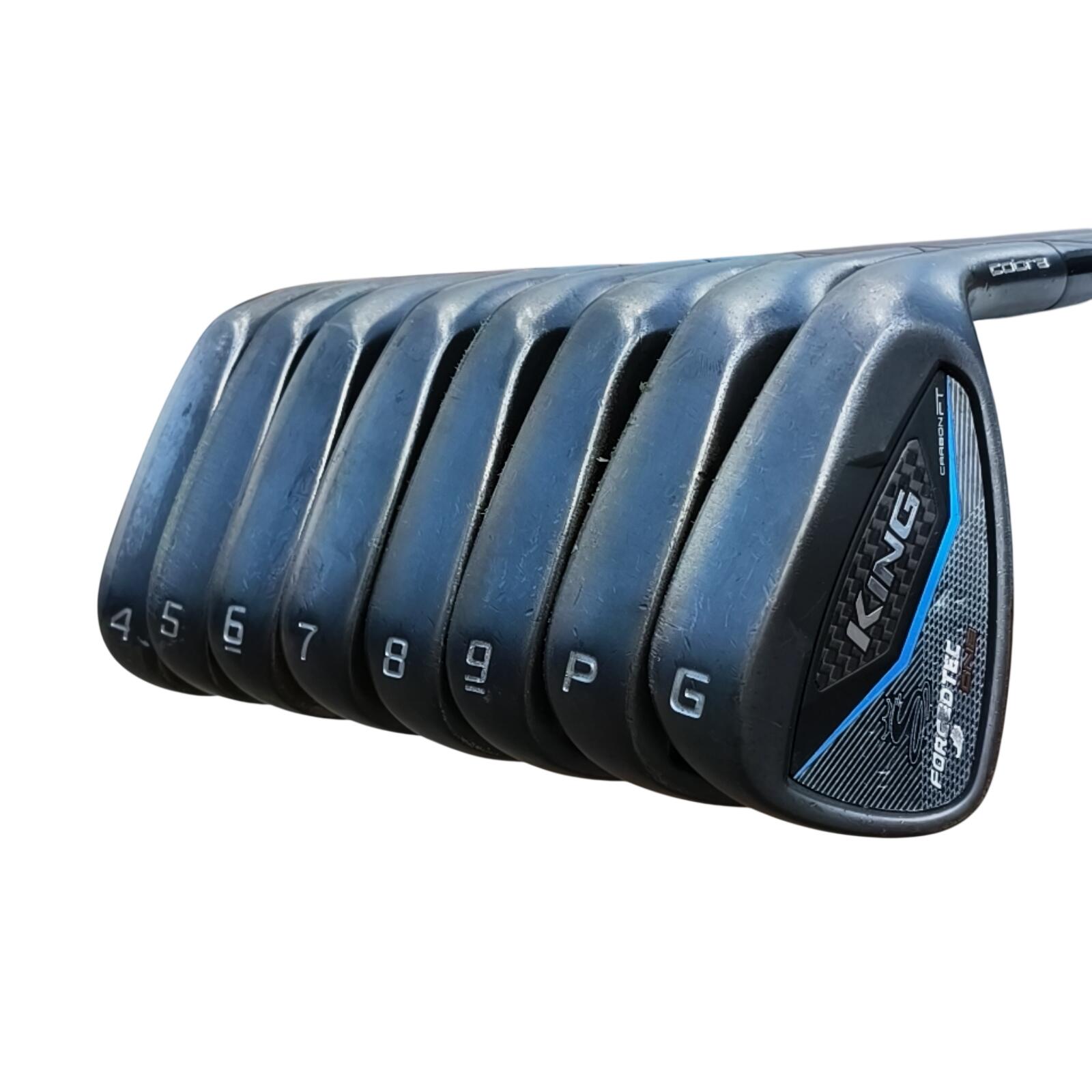 Cobra King Forged Tec One Length Série de fers / 4-PW+GW / Flex Stiff / Acier 3/7