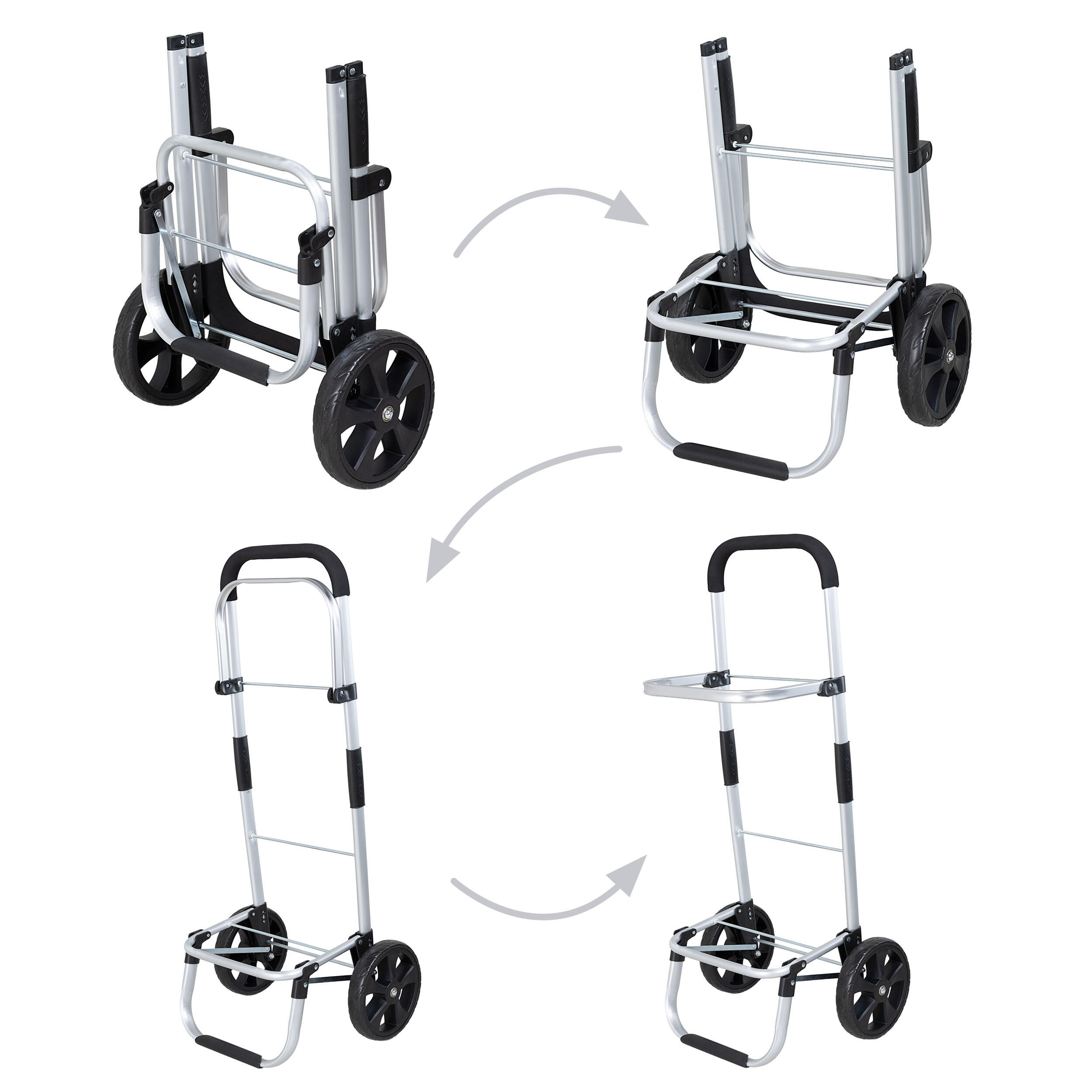 Travelnet Boodschappenwagen 40L, met koelvakje, inklapbaar,  aluminium frame 6/7