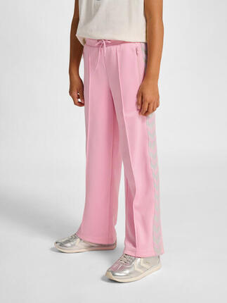 Dziecięce spodnie dresowe wide leg Hummel Poly Tape