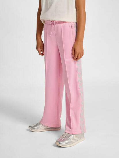 Dziecięce spodnie dresowe wide leg Hummel Poly Tape
