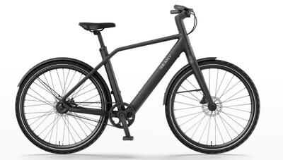 N1 gt city e-bike 360wh, zwart