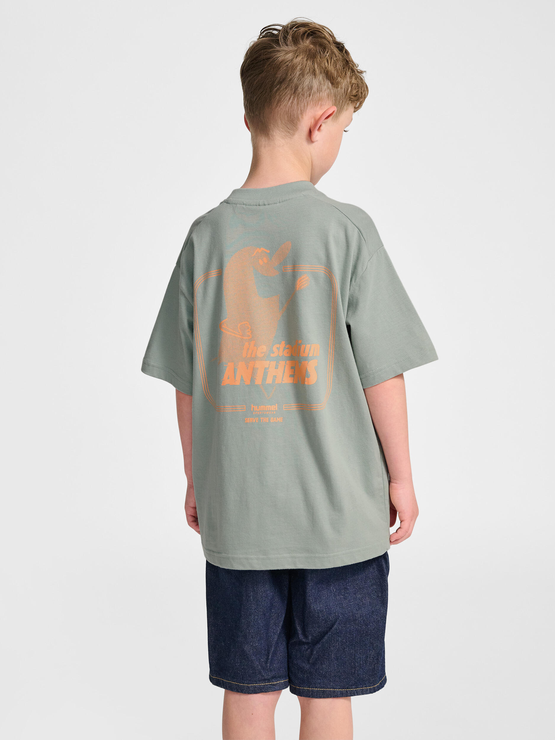 Camiseta Hmljr Loose Los Niños Unisex 3/7