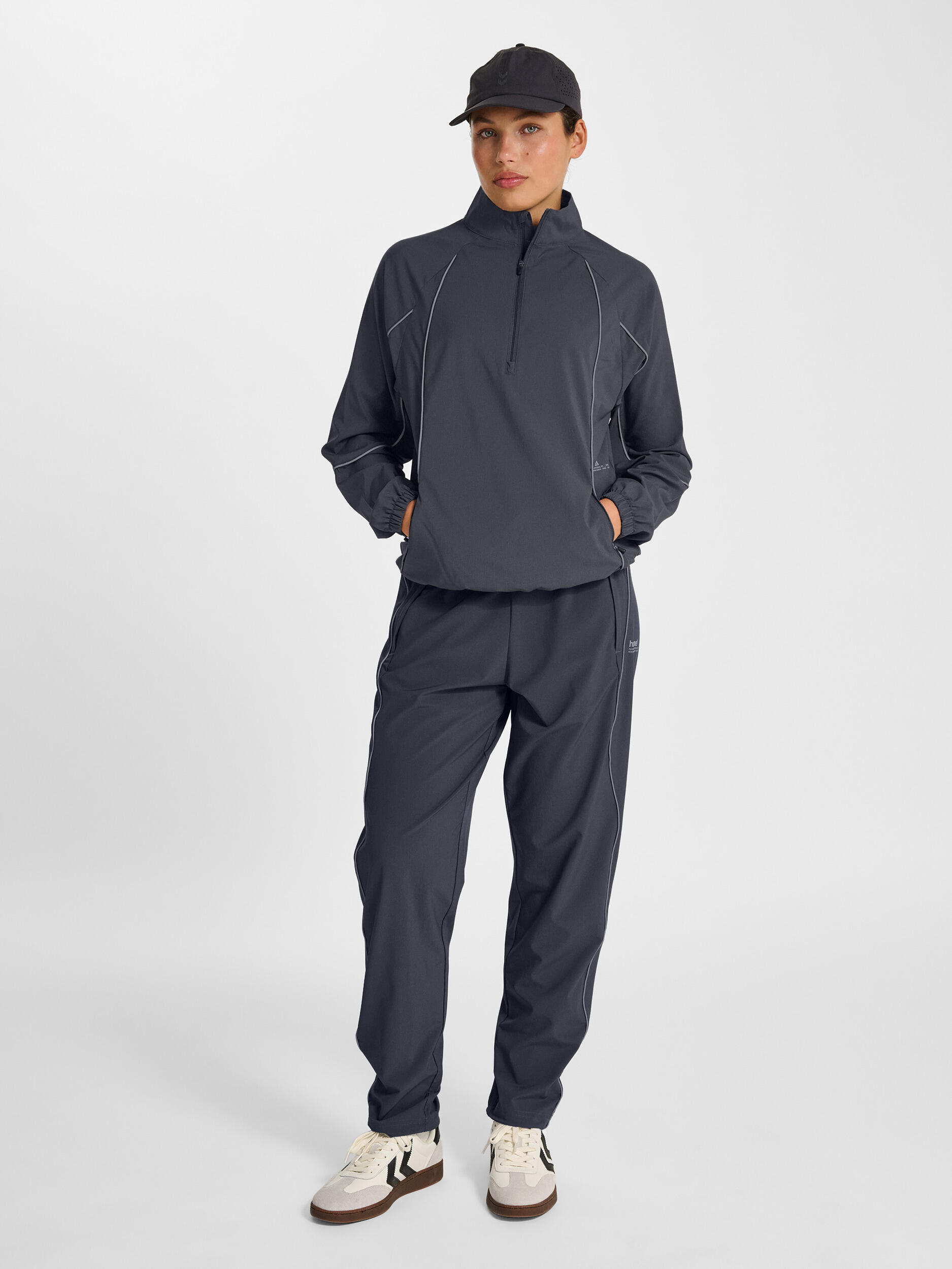 Demie-Fermeture Éclair Zip Sweat-Shirt Hmlpulse Femme 3/7