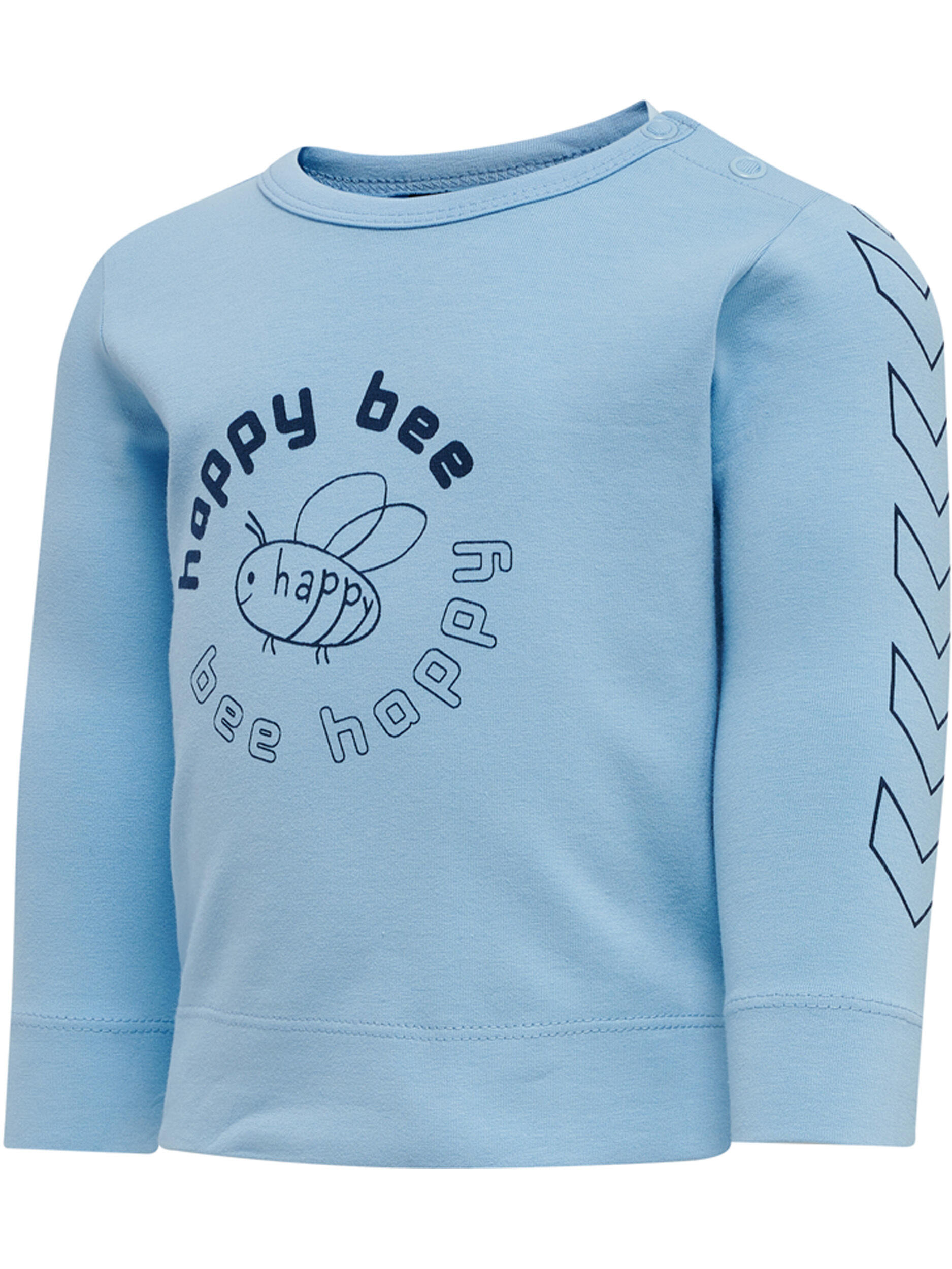 Drukknop T-Shirt Hmlrowen Jongens 4/5