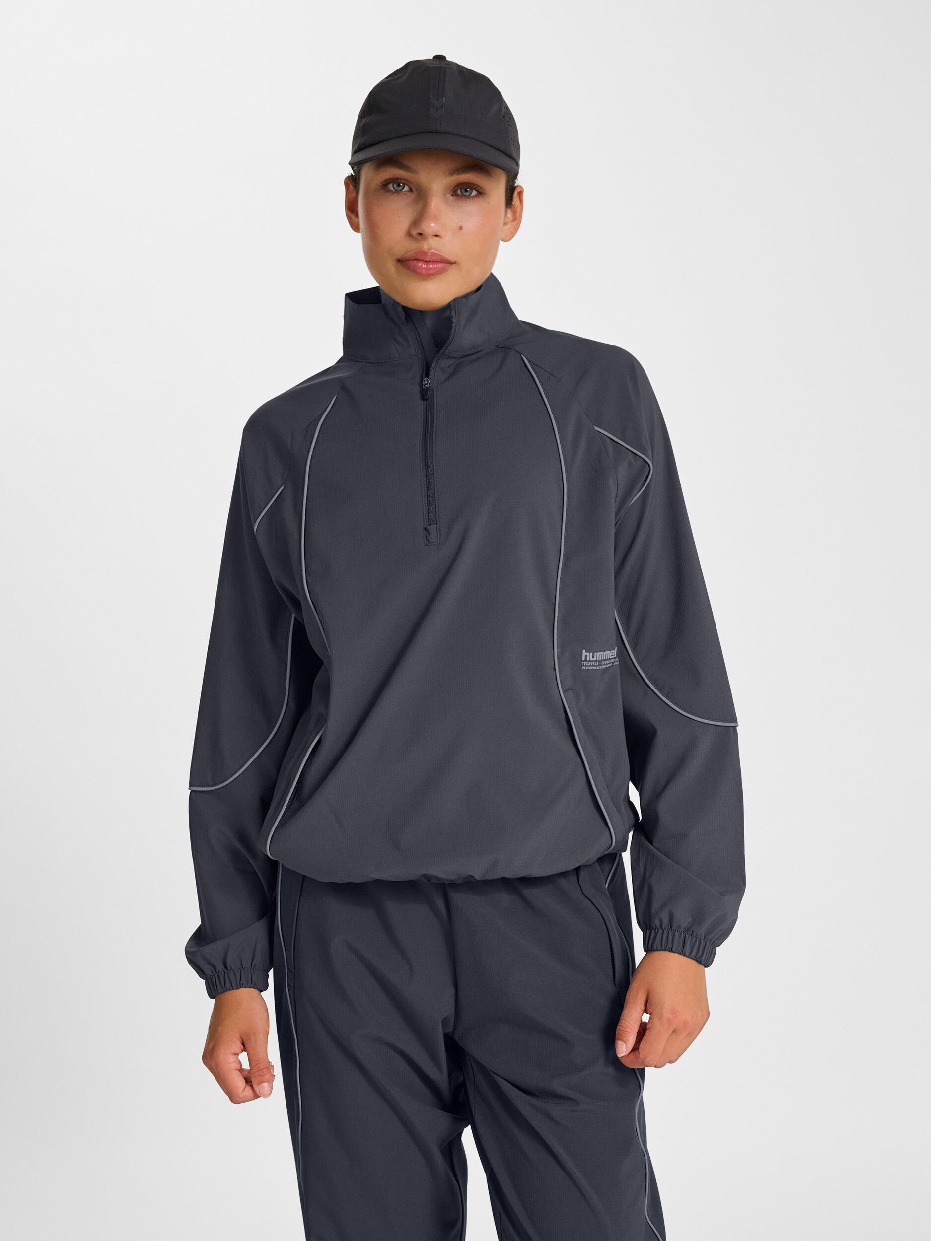 Demie-Fermeture Éclair Zip Sweat-Shirt Hmlpulse Femme 1/7