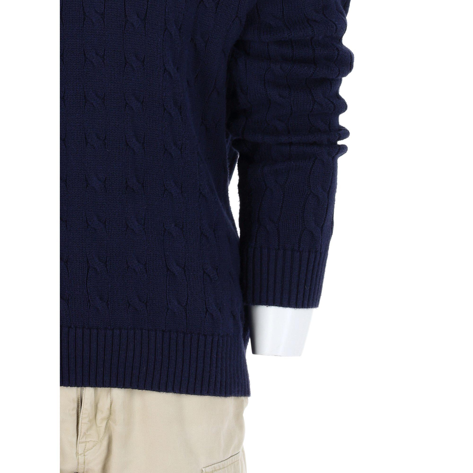 Tweedehands - Polo Ralph Lauren heren kabelgebreide trui - Als nieuw 7/7