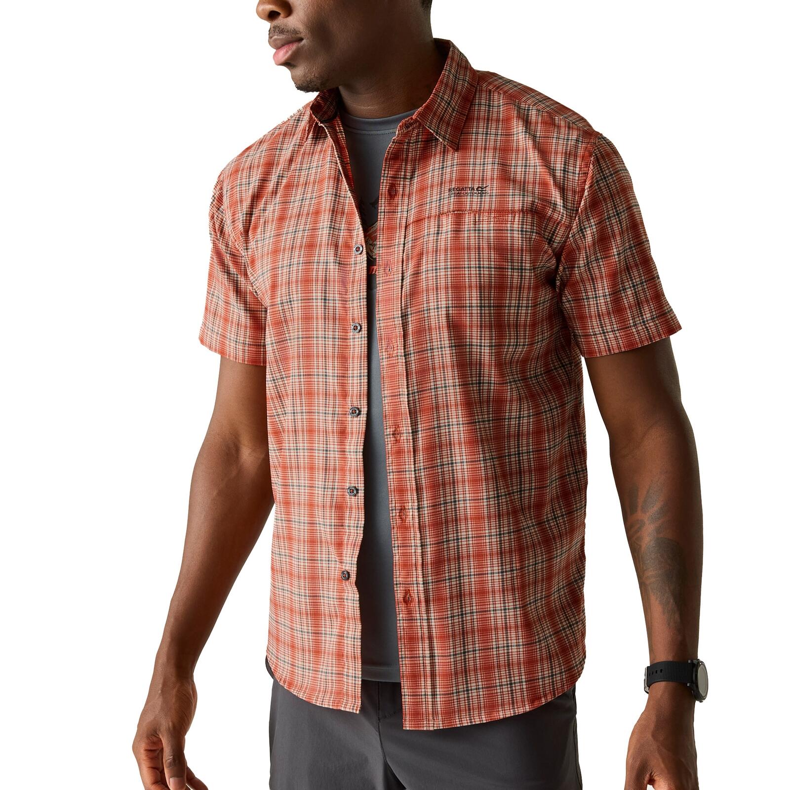 Hemd schnelltrocknend feuchtigkeitsableitend Herren - Begarno Short Sleeve Shirt 3/5