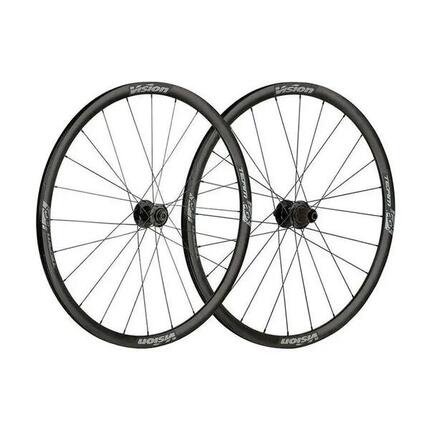 Paar wielen Vision Team 30 AGX i23 Centerlock Tubeless Ready Shimano Microspline