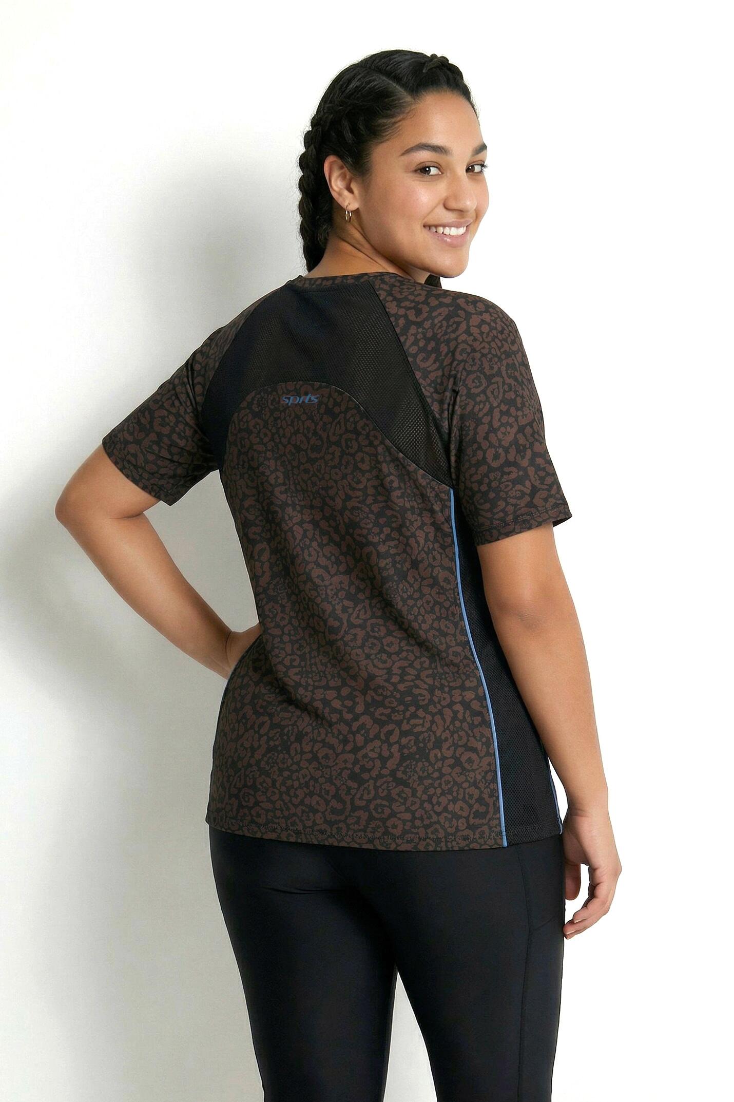 Damen Funktions-Shirt Classic V-Ausschnitt Halbarm recycelt 2/7