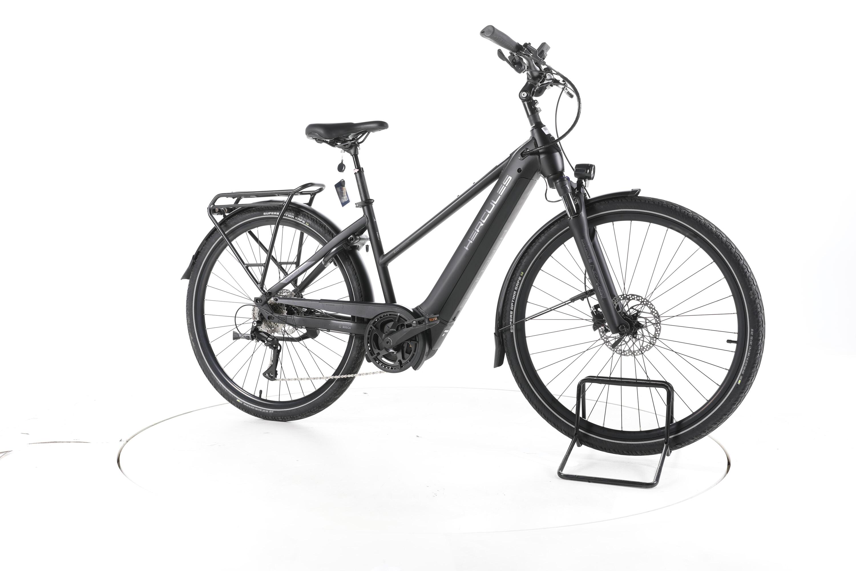 Refurbished - Hercules Futura Sport I-8 Trekking E-Bike - Very Good Condition 2/7