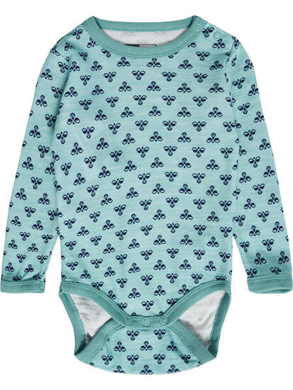 Baby-Body für Mädchen mit langen Ärmeln Hummel Bambo