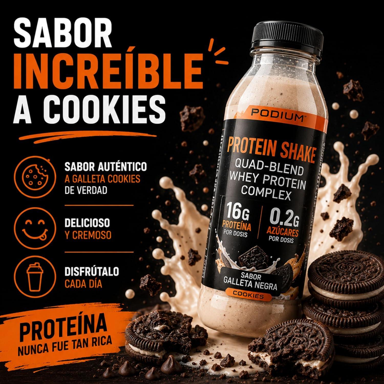 6 BOISSONS PROTÉINÉES AU GOÛT DE BISCUITS (6 de 30 g bouteille de 330 ml) 2/4