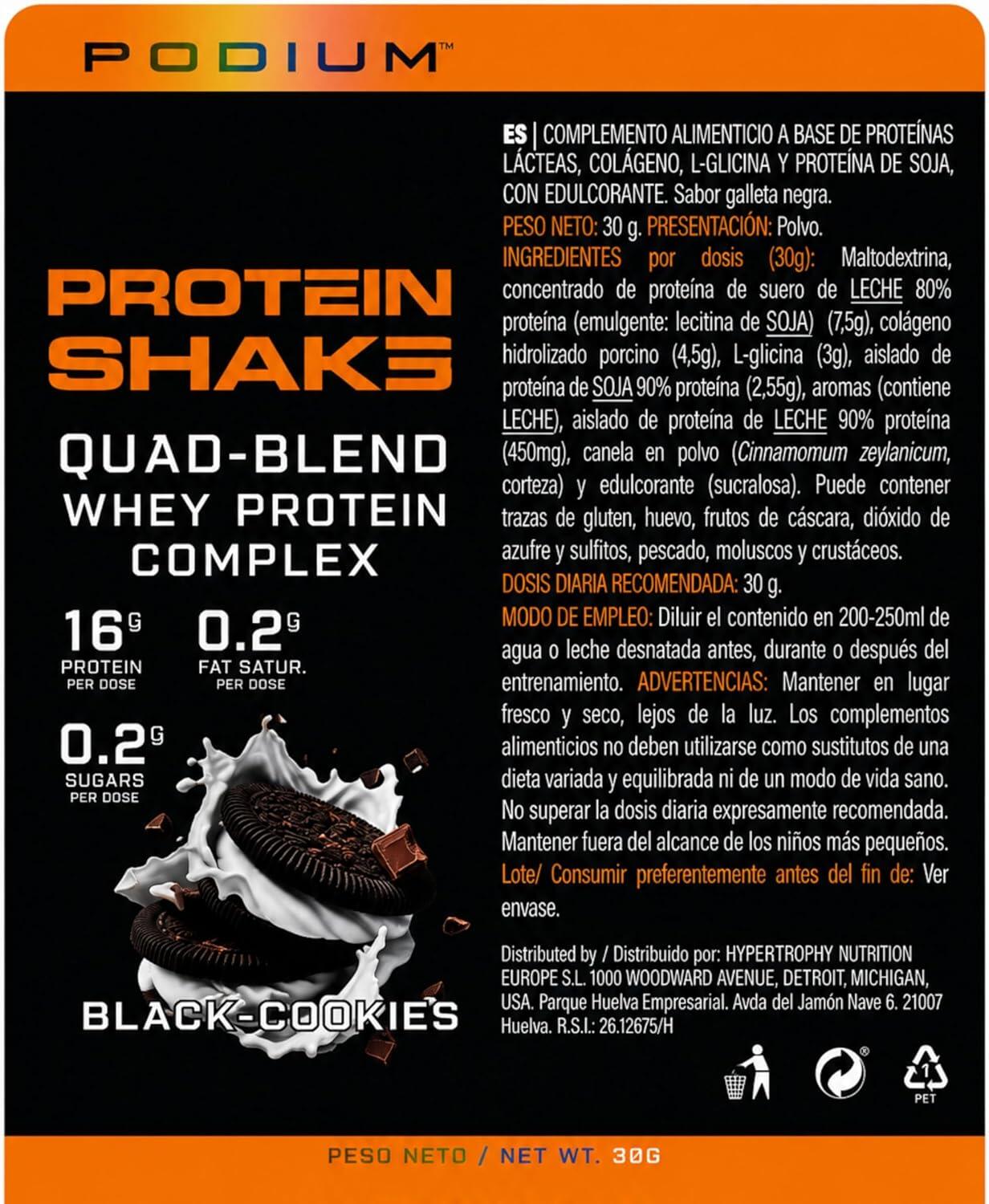 6 BOISSONS PROTÉINÉES AU GOÛT DE BISCUITS (6 de 30 g bouteille de 330 ml) 4/4