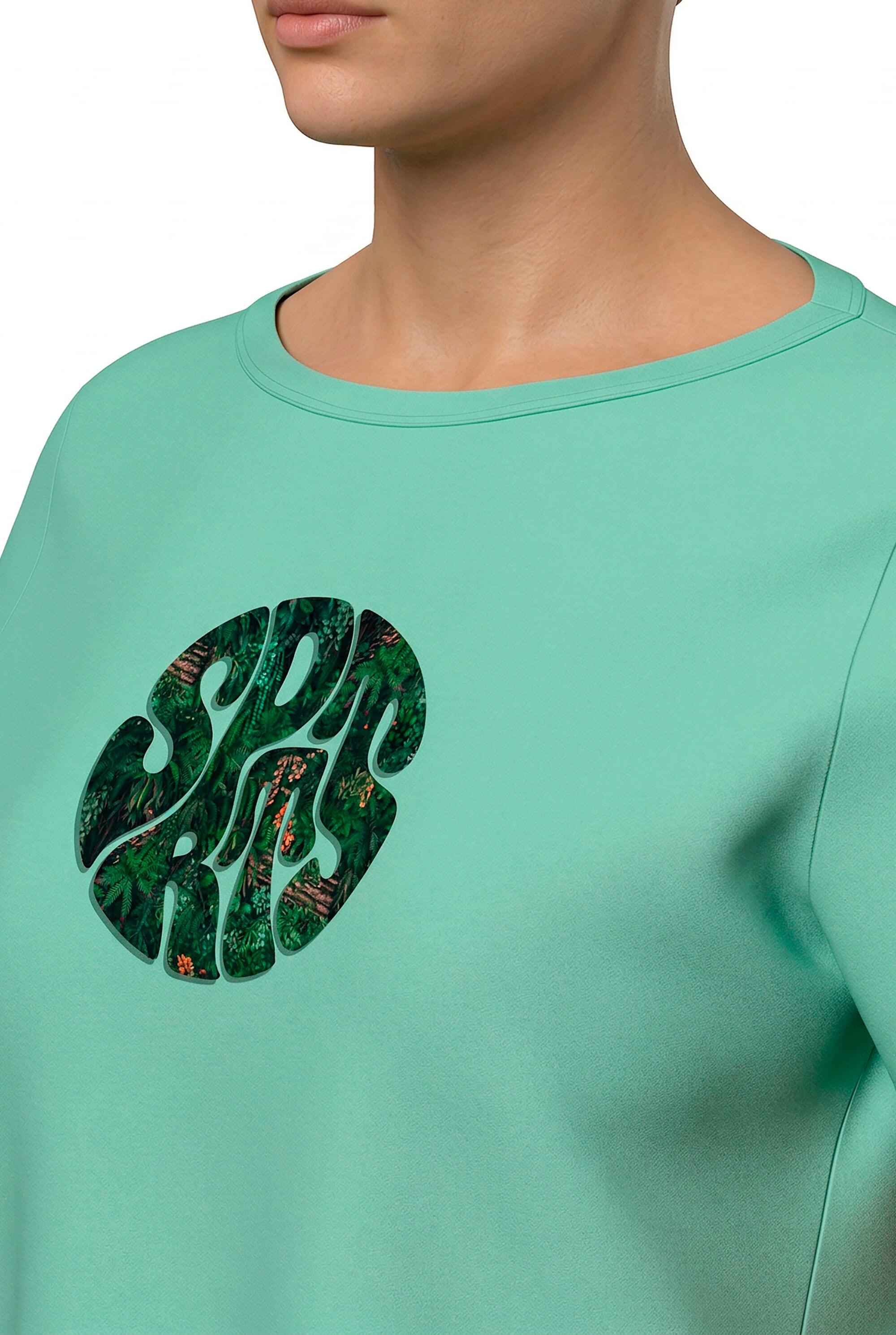 Damen Funktions-Shirt UV-Schutz Rundhals Halbarm 3/7