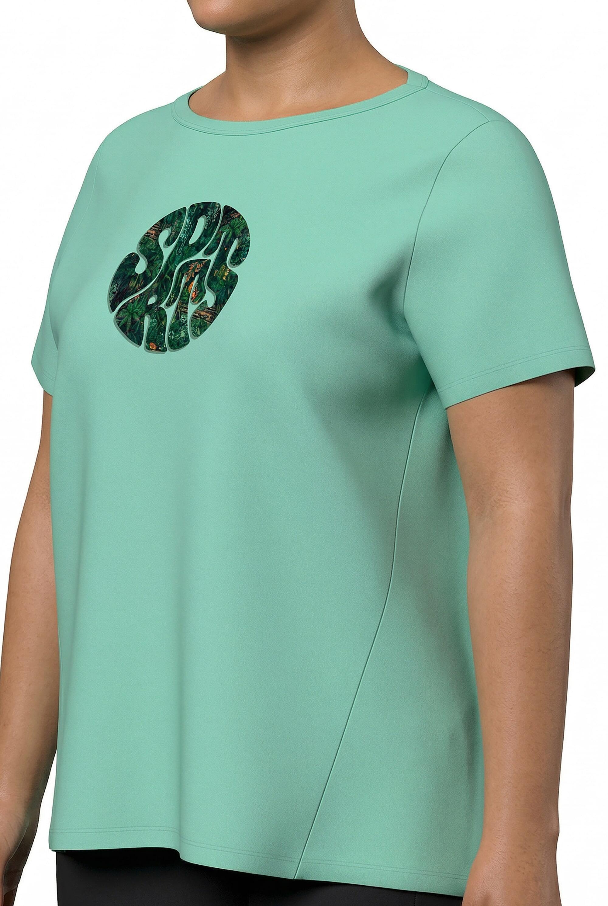Damen Funktions-Shirt UV-Schutz Rundhals Halbarm 4/7