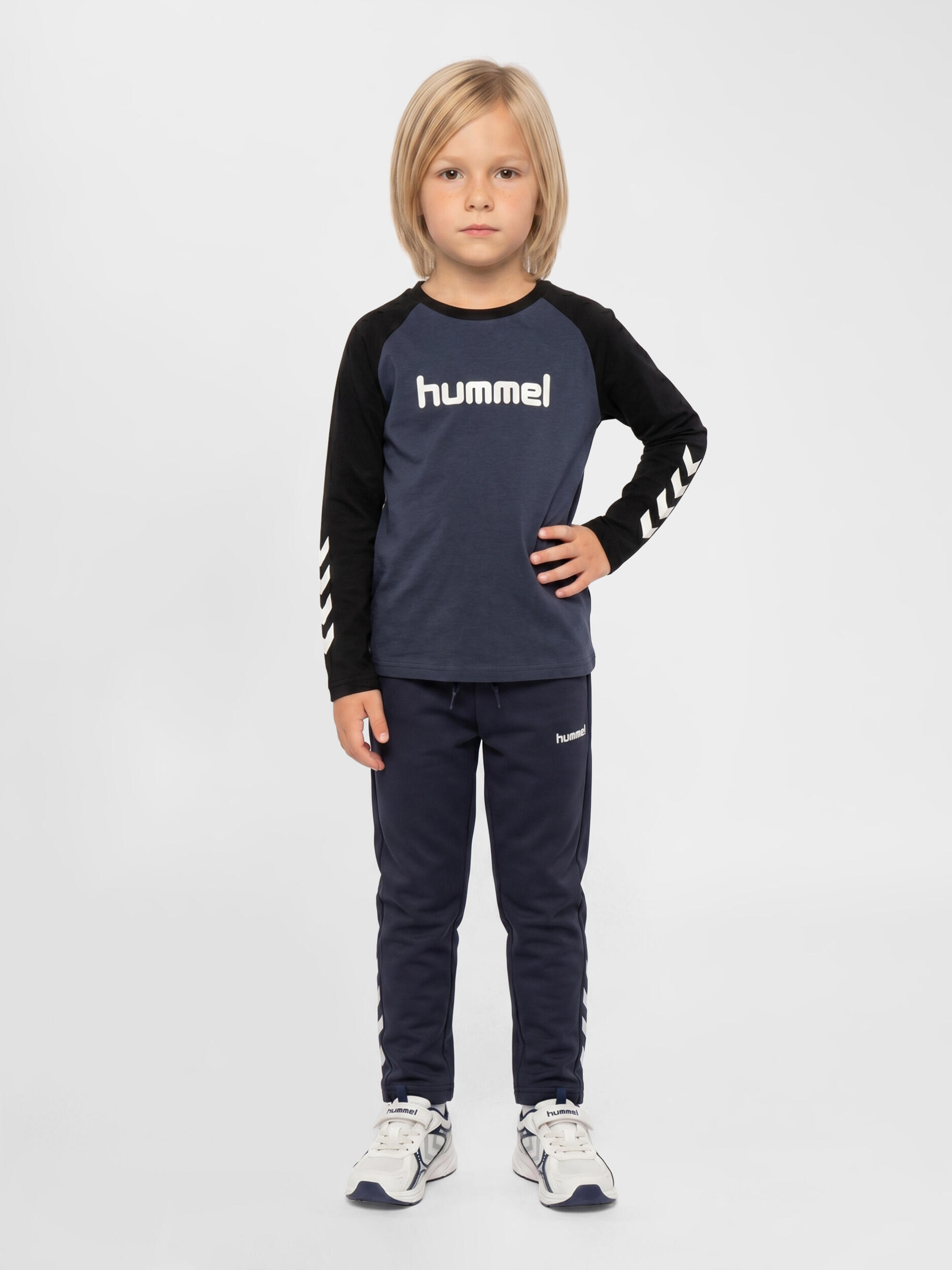 Instap T-Shirt Hmljr Logo Jongens 2/7