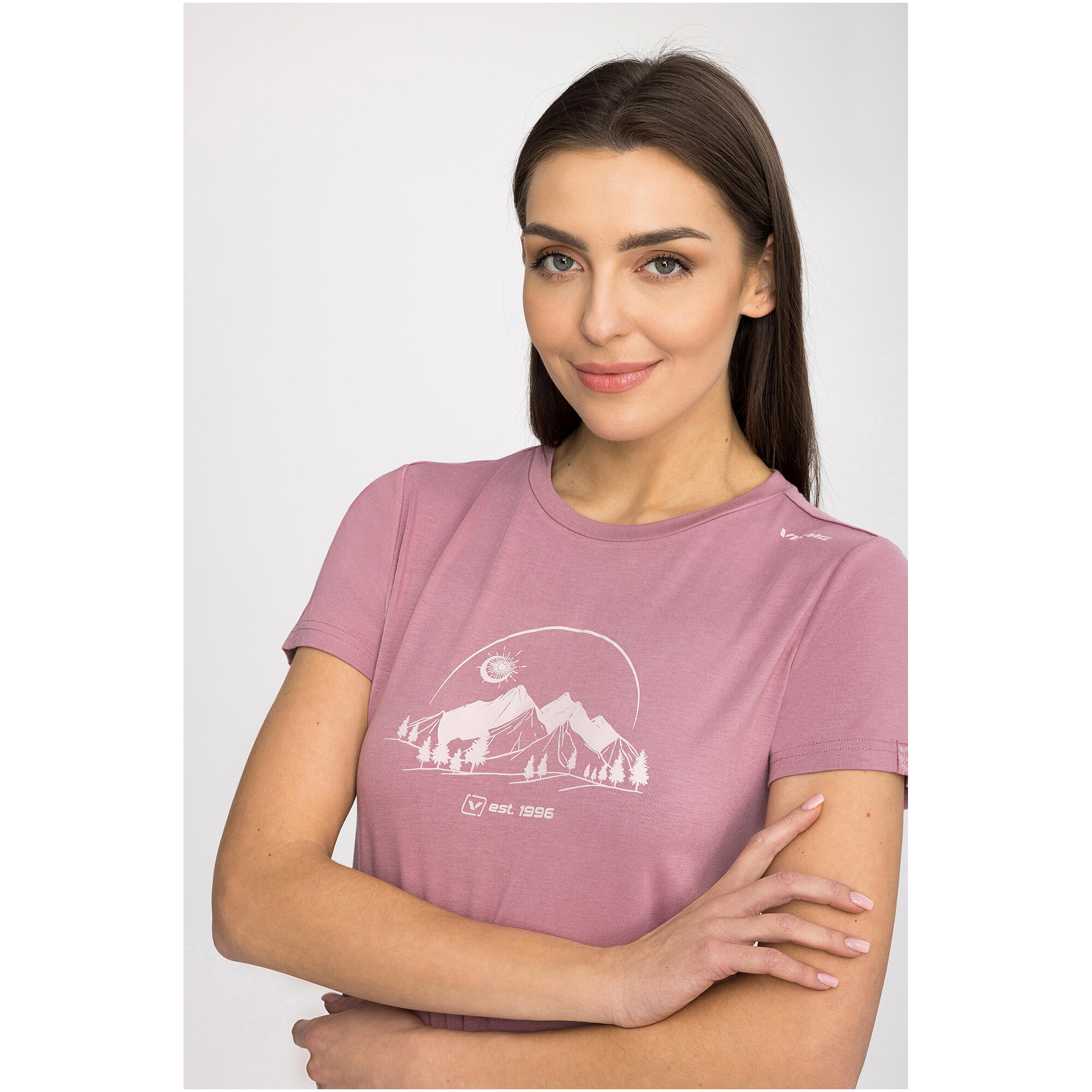 Maglietta da trekking da donna Lenta Bamboo Light Lady 5/7