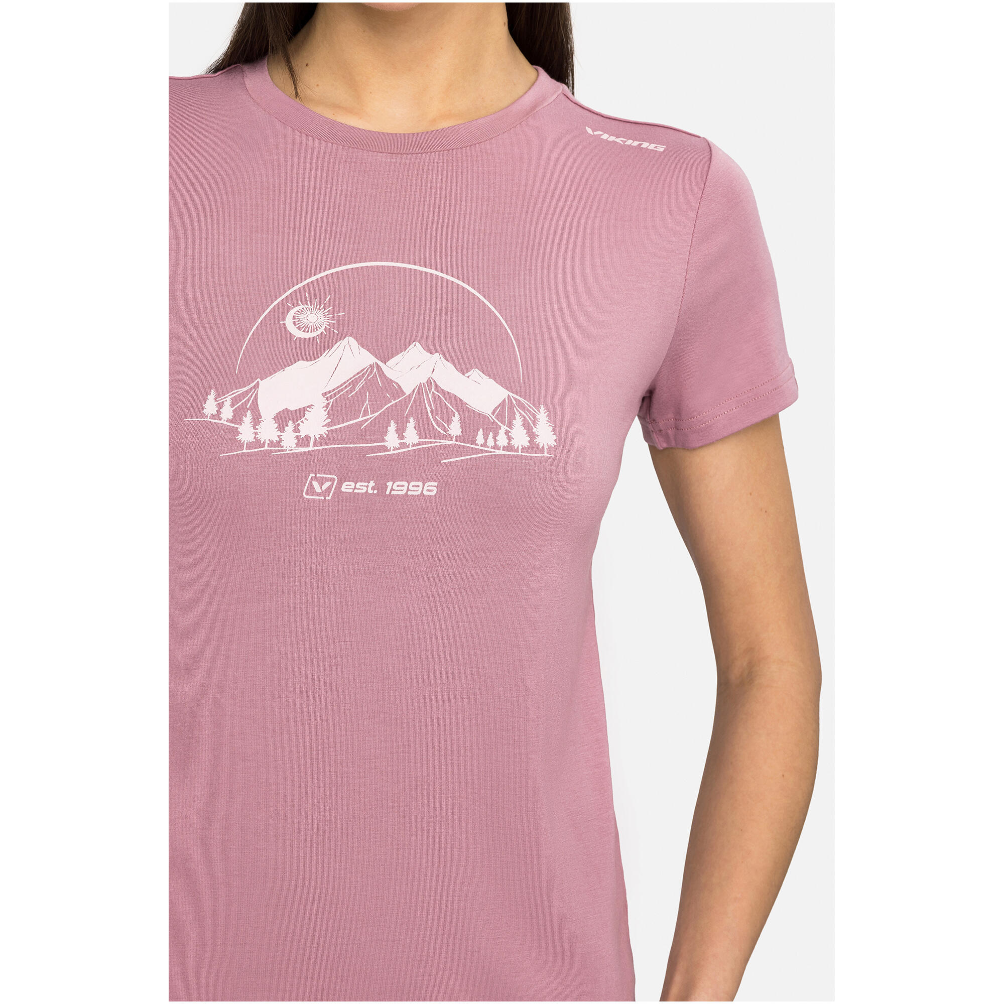 Maglietta da trekking da donna Lenta Bamboo Light Lady 7/7