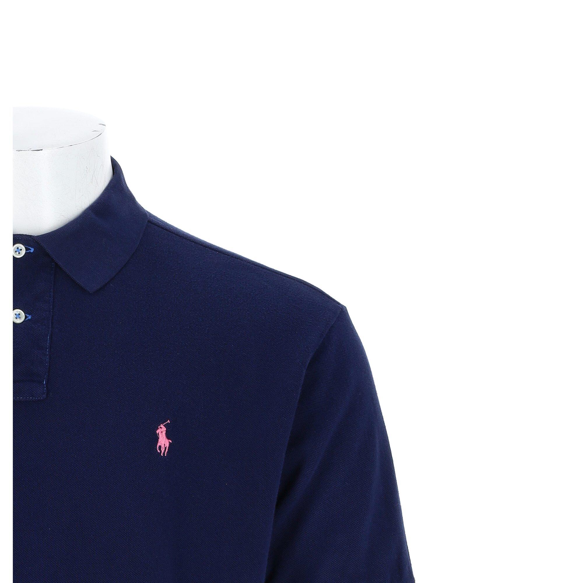 Tweedehands - Polo Ralph Lauren heren polo korte mouwen Custom Fit - Als nieuw 6/7