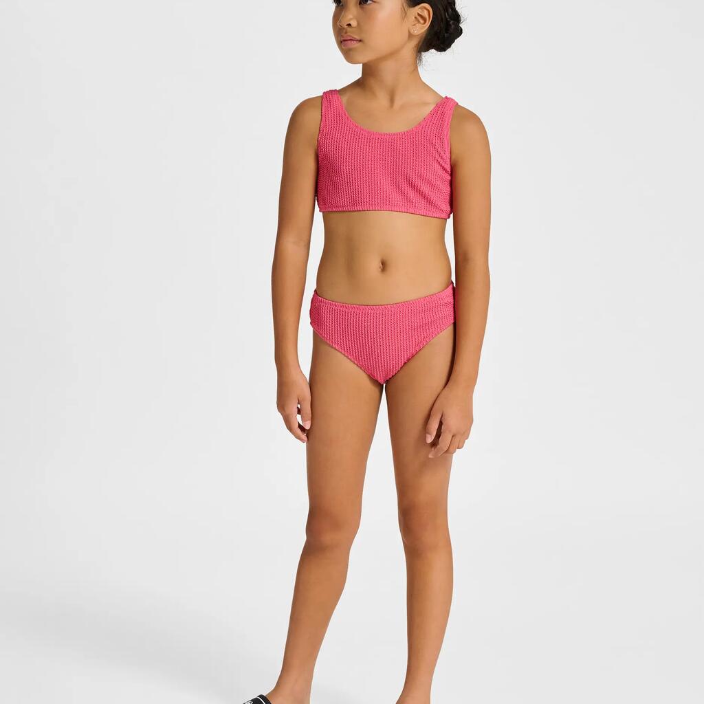 Girls' pleated two-piece swimsuit Hummel