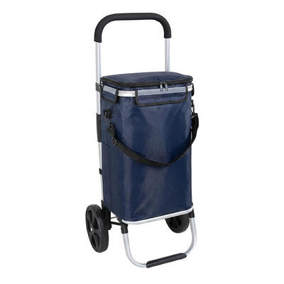 Travelnet boodschappenwagen 40l, met koelvakje, inklapbaar, aluminium frame