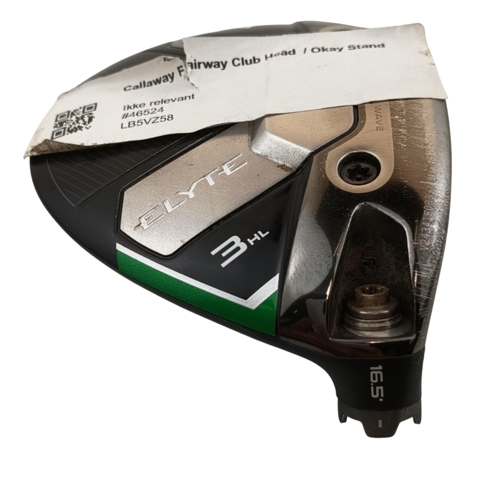 Callaway Elyte #3HL Fairway Hoofd / Loft 16.5 3/6