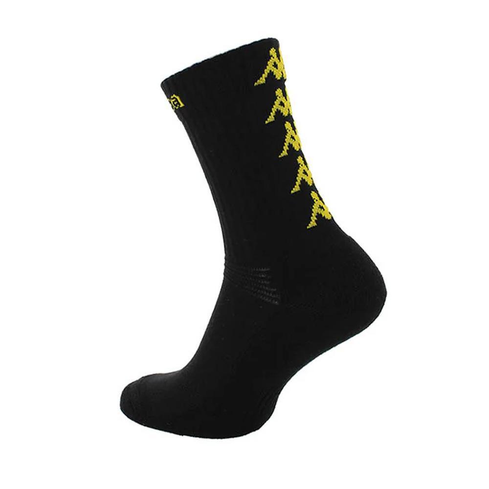 Kappa Eleno Black/Yellow Sports Socks