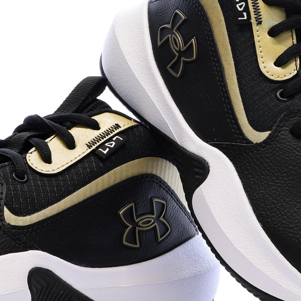 Under Armour Lockdown Jungen Basketballschuhe Schwarz 7/7