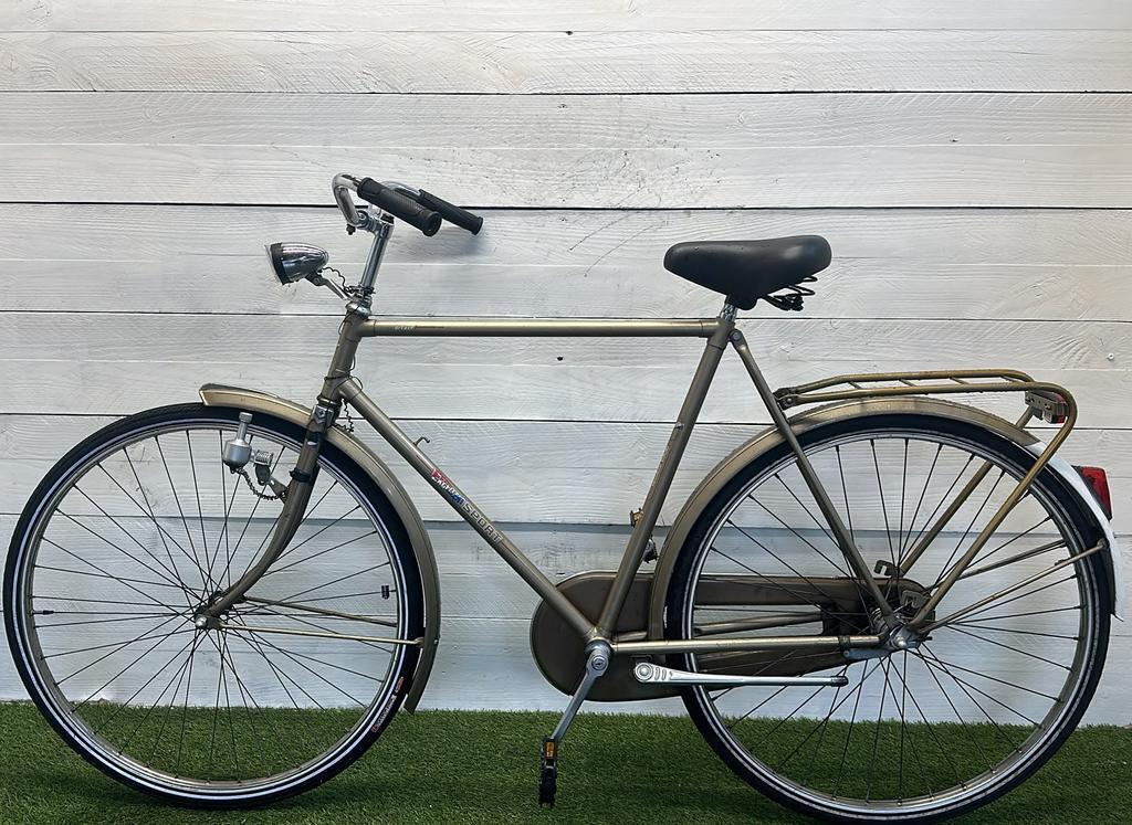 Stadsfiets 61 cm, 28" - metal/grijs, terugtraprem 3/3