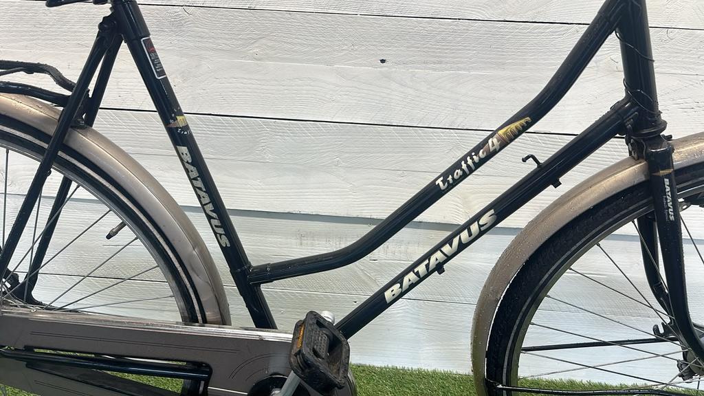 Batavus stadsfiets dames 28" zwart - tweedehands, compleet geserviced 2/3