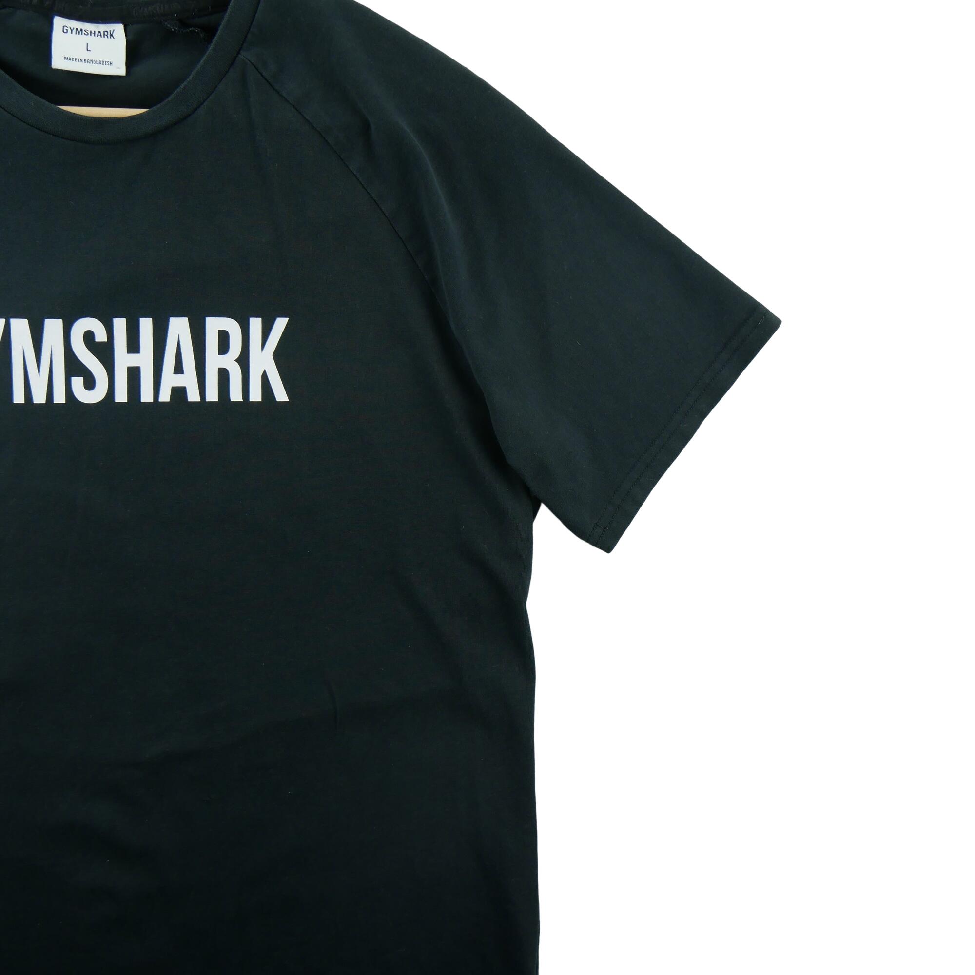 Tweedehands - Gymshark herenshirt Apollo grafisch zwart - Goede staat 3/6