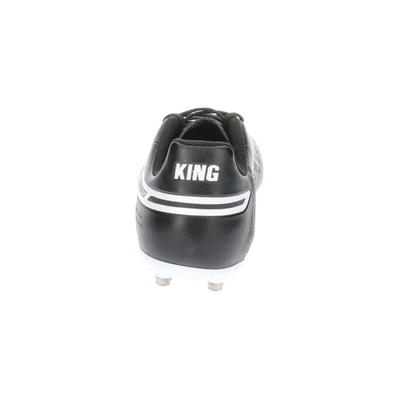 Ghete de fotbal PUMA King Match MG negre-albe 107572-01