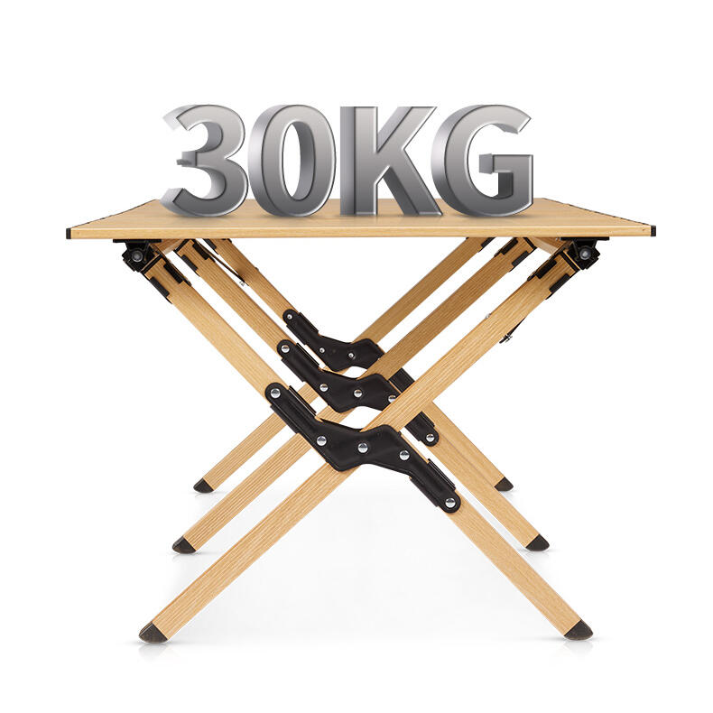 Großer Aluminium Campingtisch 118×60 cm Klappbar 30 kg 6/8