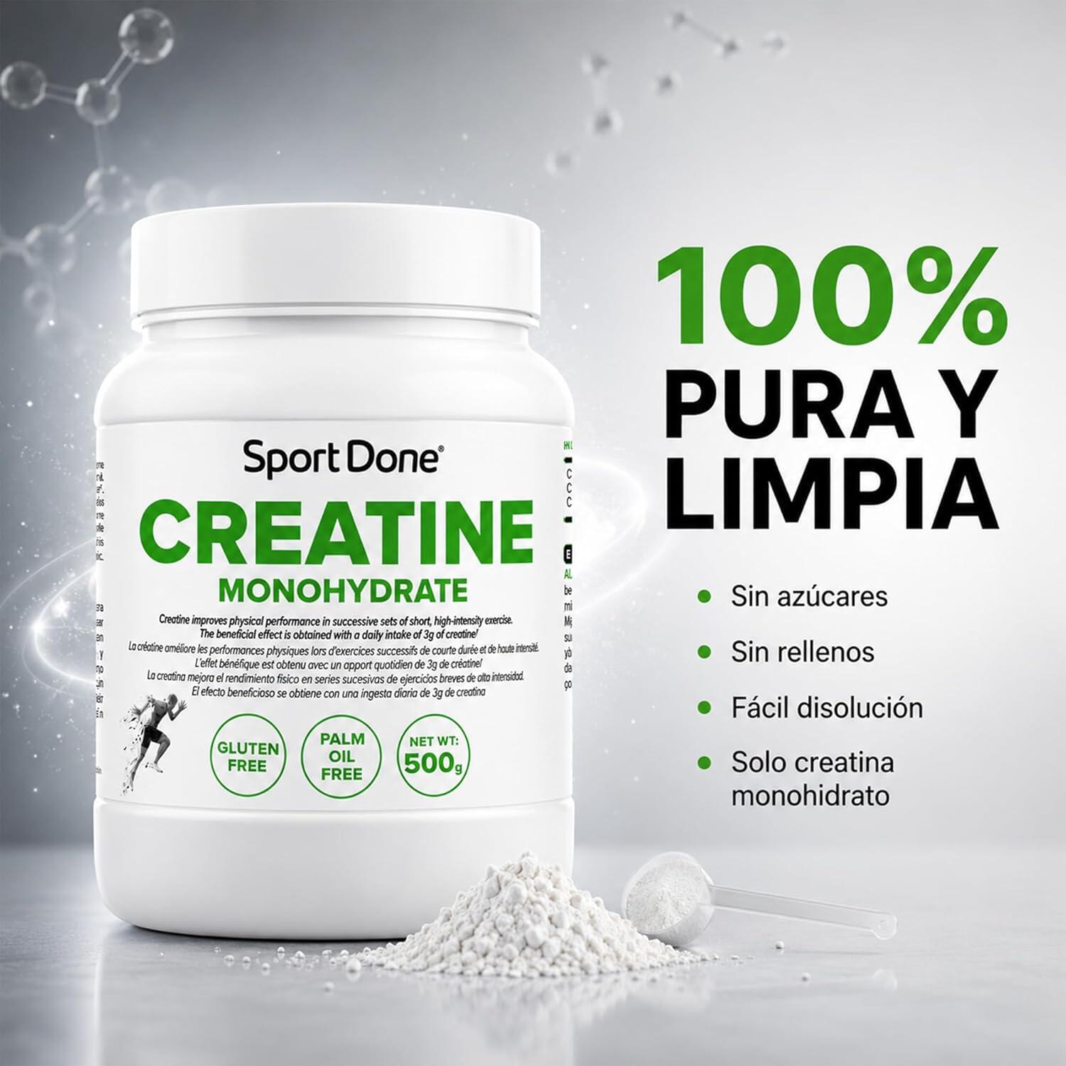 Kreatin-Monohydrat 500 g SportDone 3/7