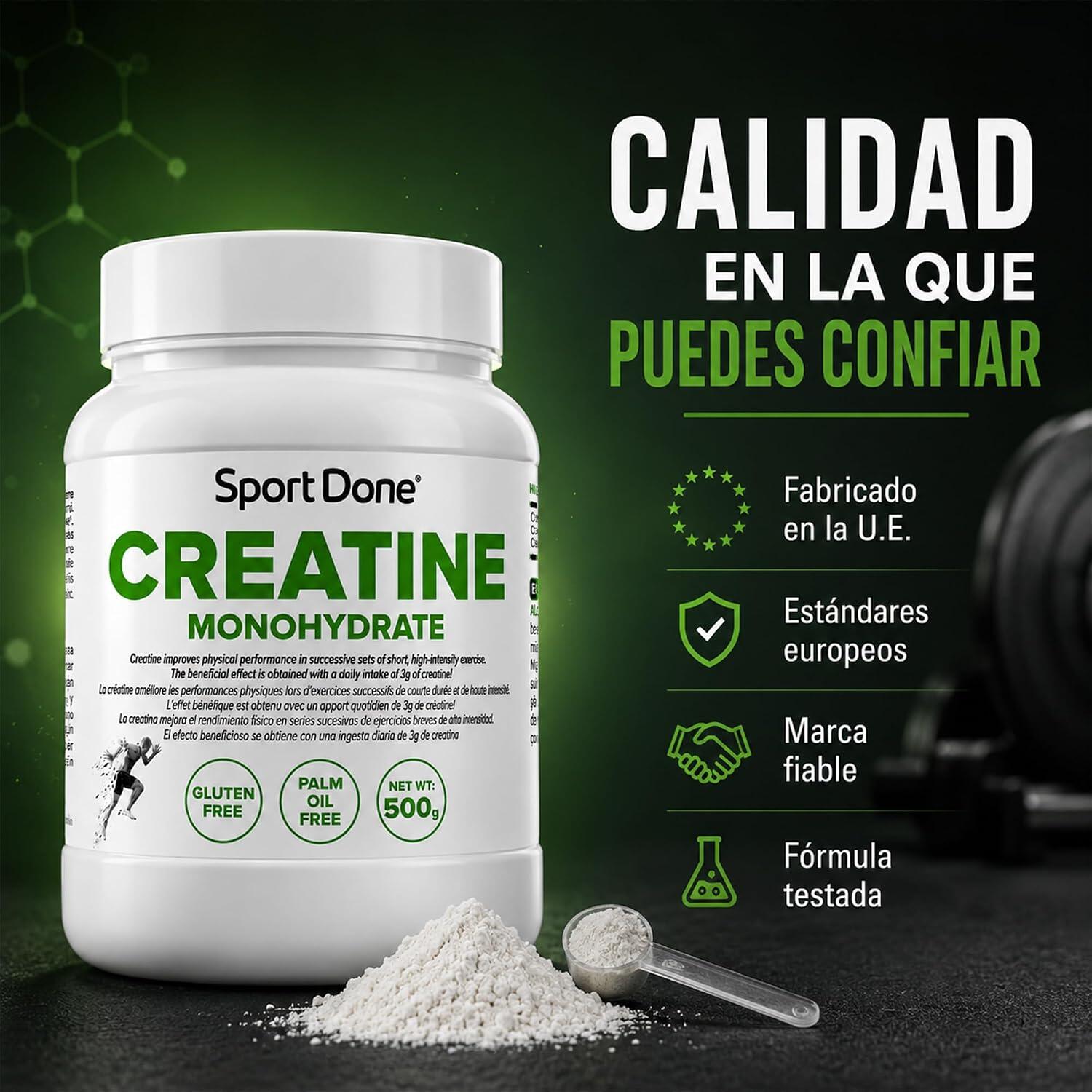 Kreatin-Monohydrat 500 g SportDone 7/7