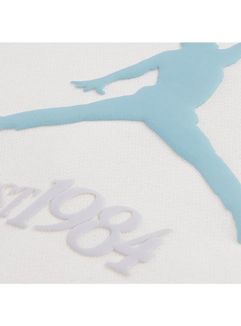 Sweat-shirts polaires pour fille Jordan Club Blanc. 3/4