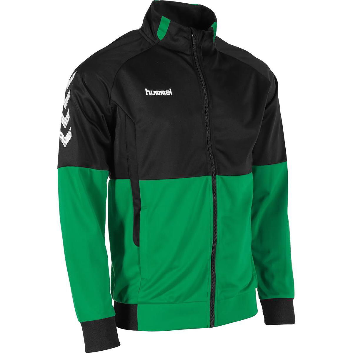 Hummel Authentic Polyesterjacke Herren - Grün / Schwarz 3/5