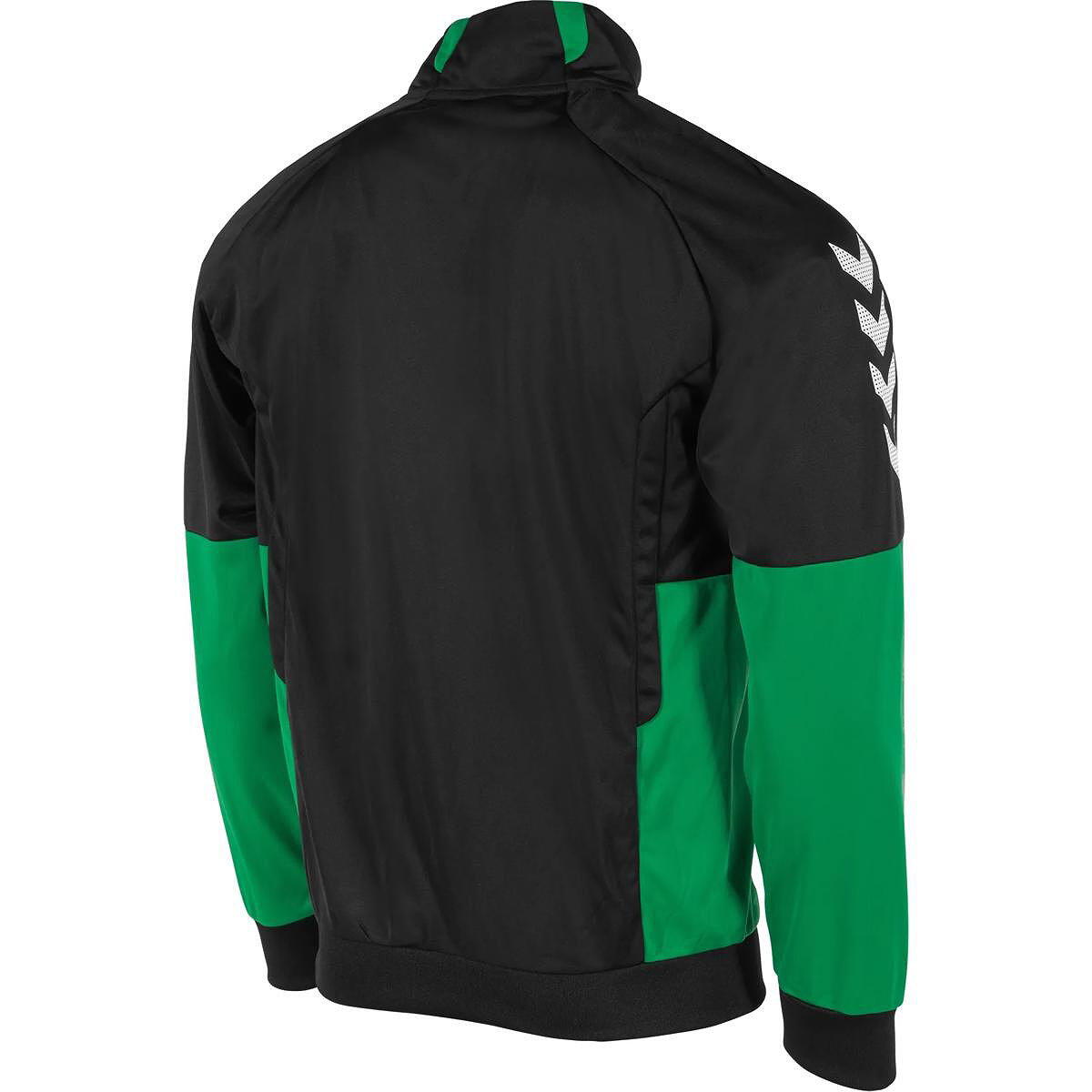 Hummel Authentic Polyesterjacke Herren - Grün / Schwarz 4/5
