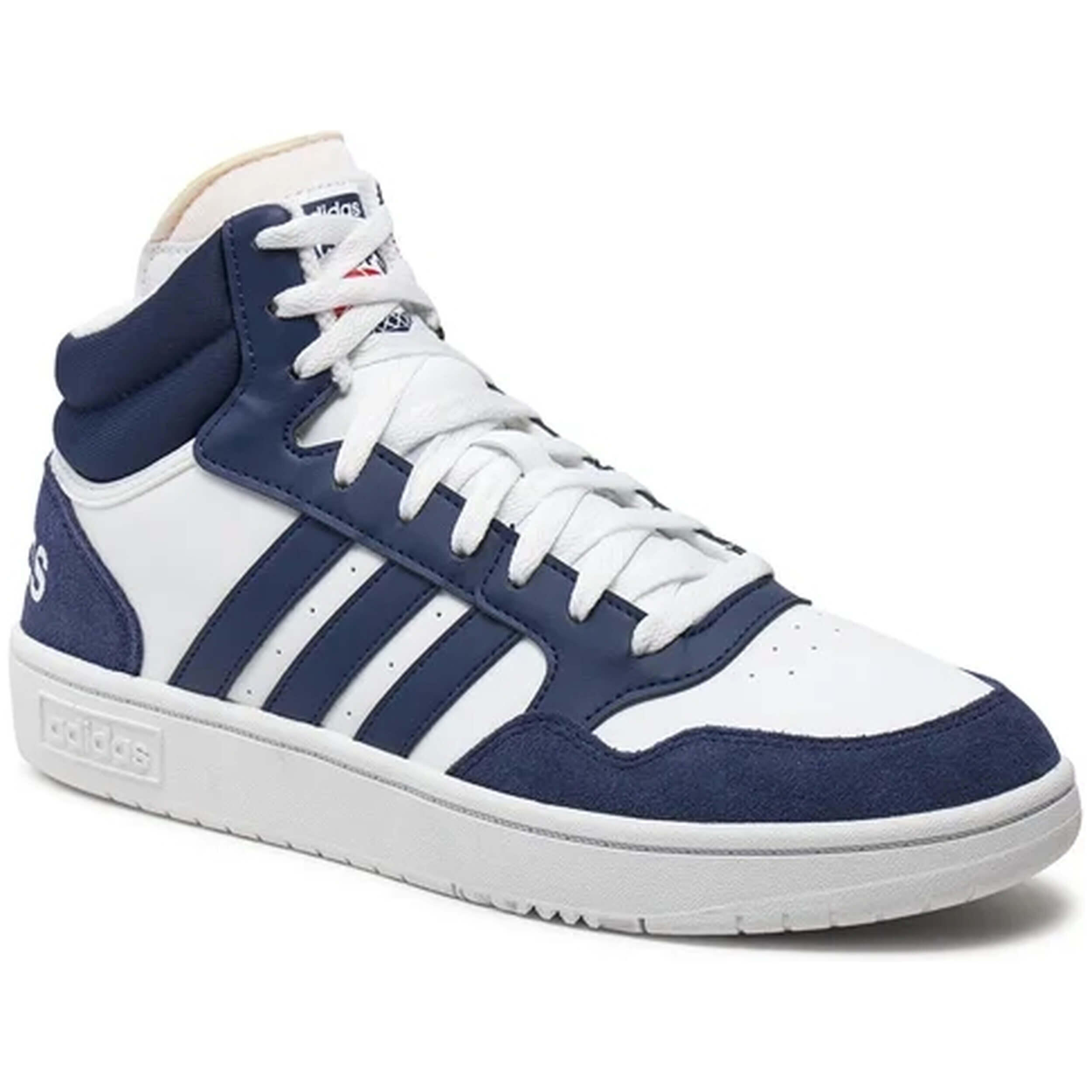 Chaussures Hommes Adidas Indoor Hoops 3.0 Classic Vintage Blanc 2/5