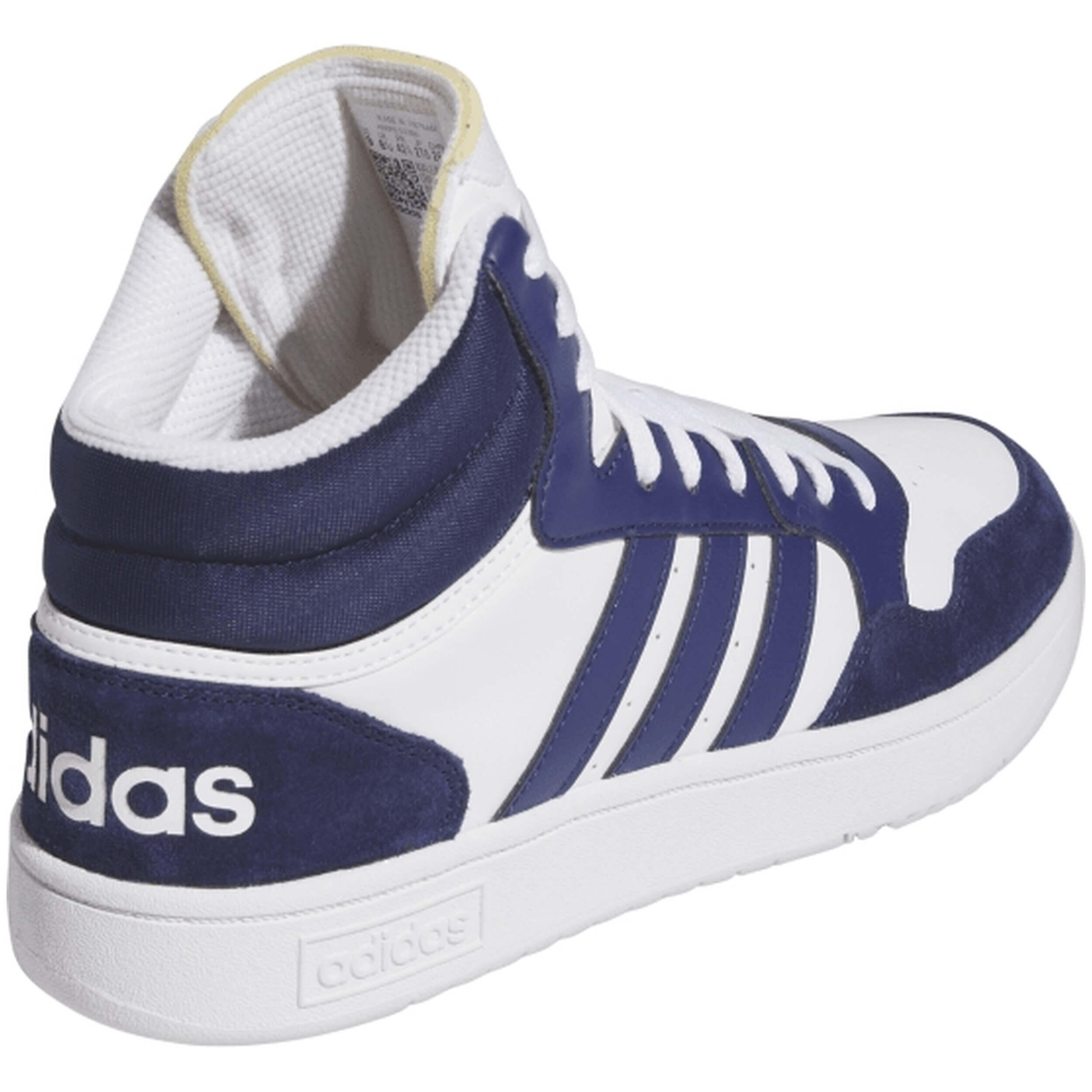Chaussures Hommes Adidas Indoor Hoops 3.0 Classic Vintage Blanc 4/5