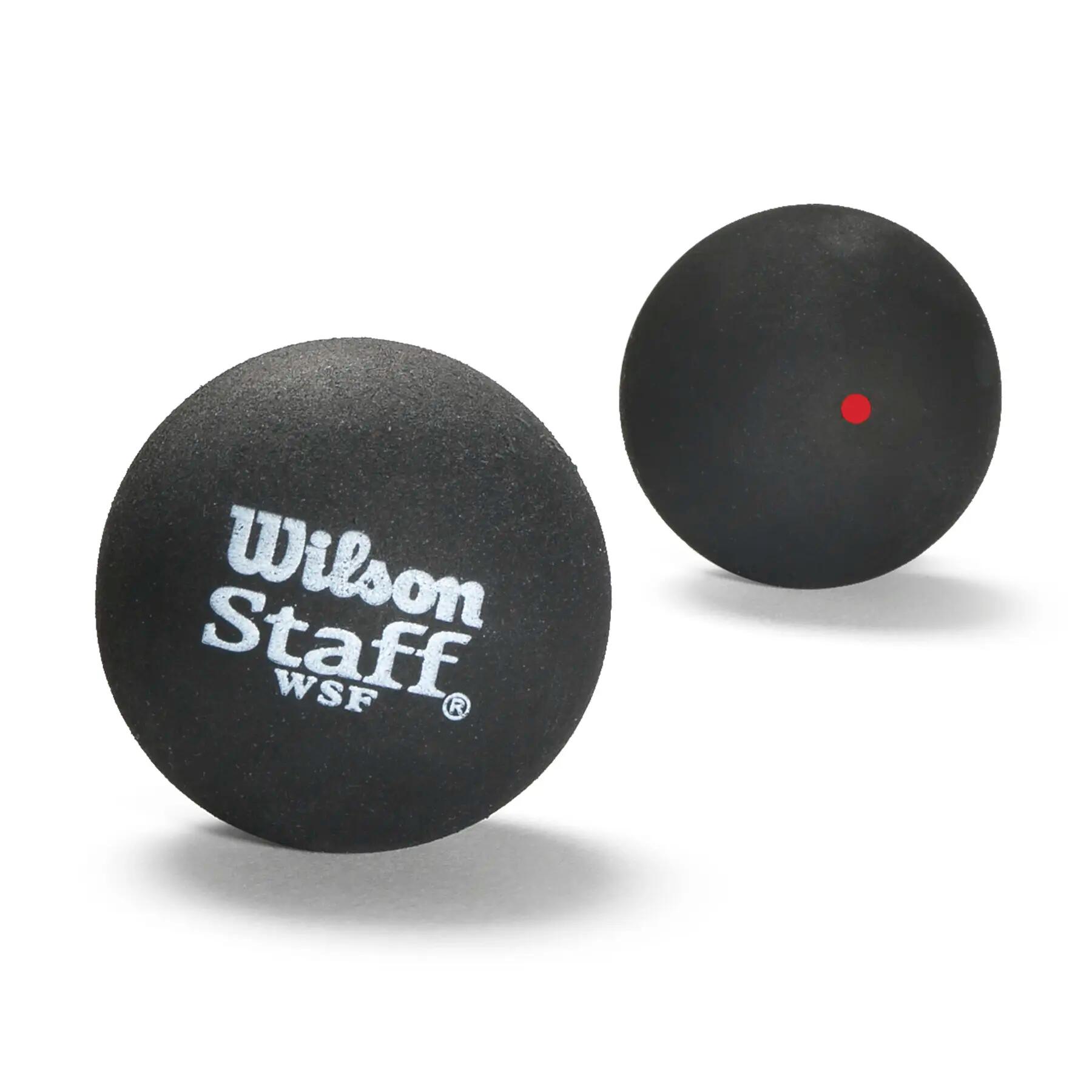 Squash balls Wilson Staff Squash Red Dot 2 Pack Ball 2/2